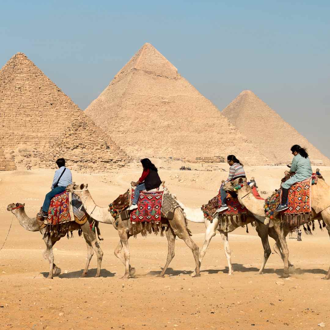 Visiting the Pyramids